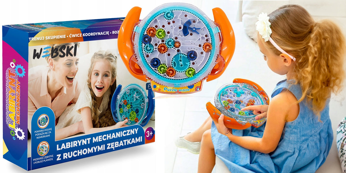 GIFT TOY ARCADE EDUCATIONAL GAME PUZZLE TOY Labyrinth Brand Webski