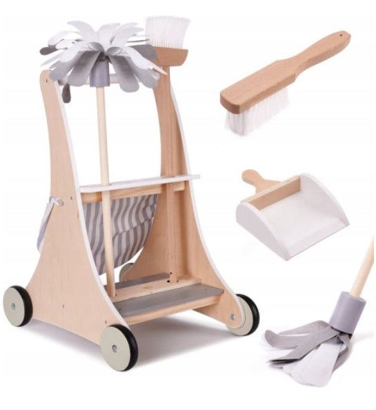 GIFT WOODEN CLEANING SET FOR CHILDREN FUN AND LEARNING STROLLER EAN (GTIN) 5906688219282