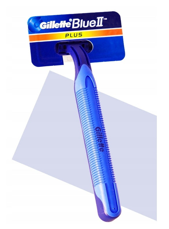 GILLETTE BLUE II PLUS DISPOSABLE RAZORS SET OF 24 Packaging status original