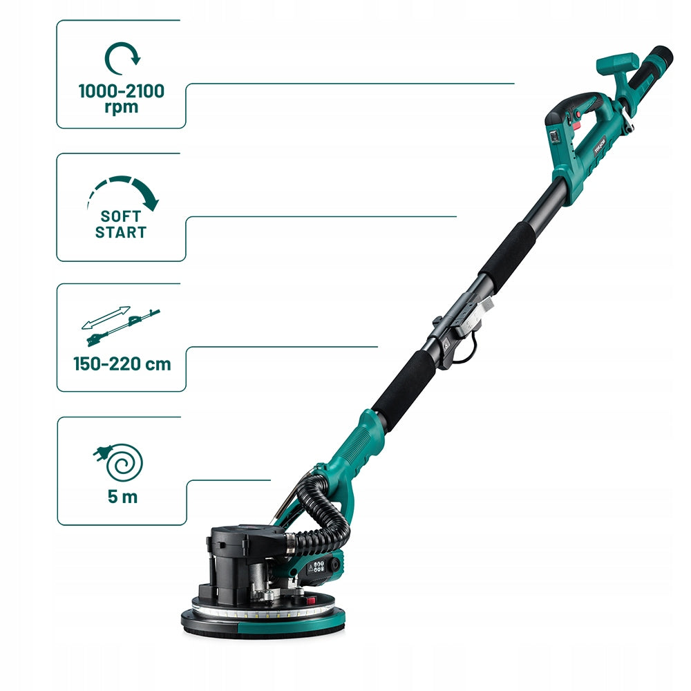 GIRAFFE SANDER FOR PLASTERING PLASTER WALLS 220cm LED + PAPER x35 Brand Tokachi