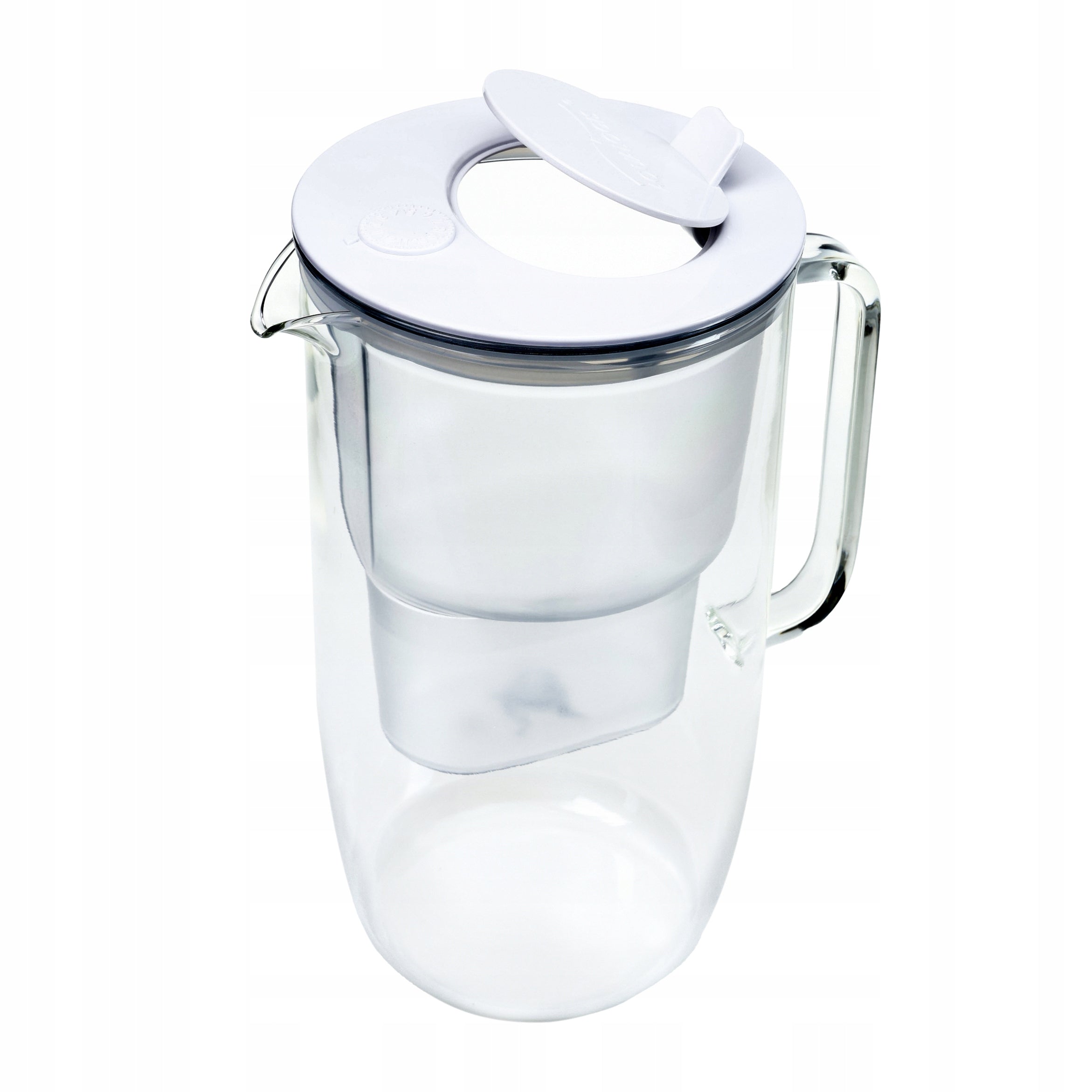 GLASS FILTER JUG ETIUDA WHITE + 12 x PURE+ REPLACEABLE CARTRIDGES Total capacity 2.9 l