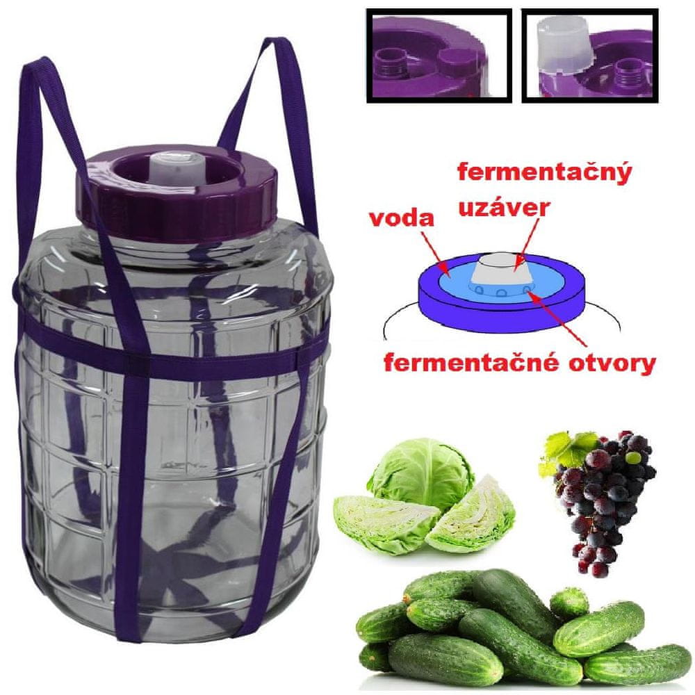 GLASS JAR 5L FOR PRESERVES WINE CUCUMBER CABBAGE FOR PICKLING JAR BALLOON Manufacturer code WEL2570