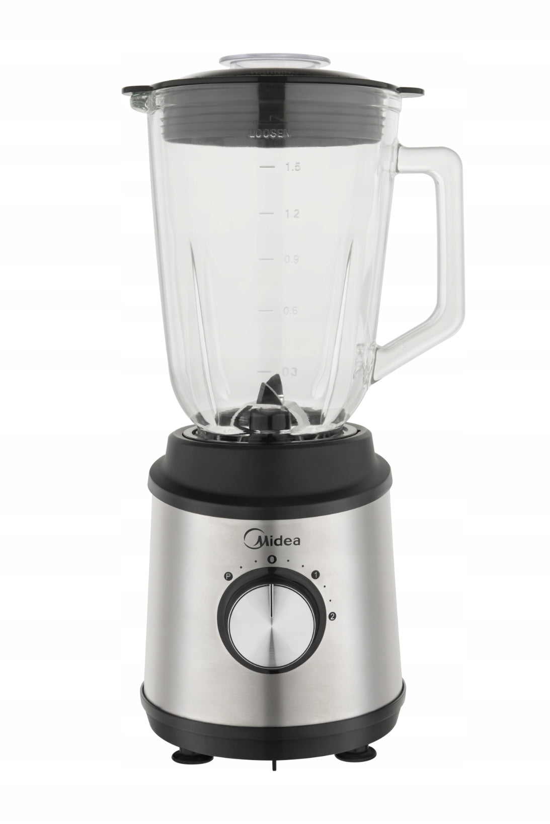 GLASS KITCHEN CUP BLENDER MIDEA 1.5L SPEED CONTROL STRONG Packaging status original