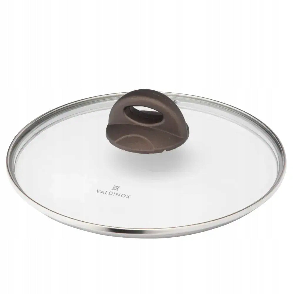 GLASS LID 28 CM VALDINOX AURUM FOR POTS AND PANS SOFT TOUC HANDLE