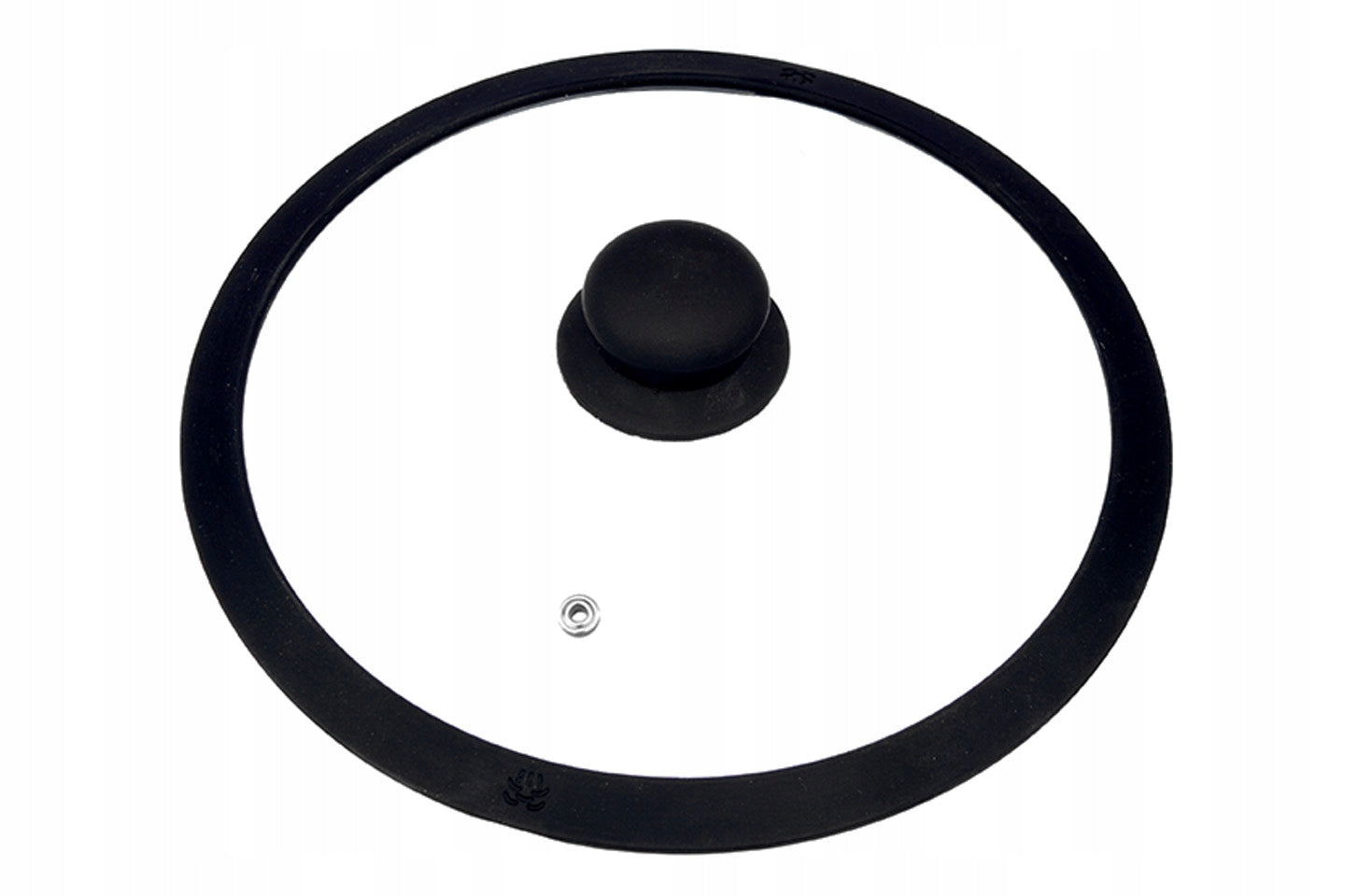 GLASS LID WITH SILICONE EDGE AND KNOB 28CM Brand Kinghoff