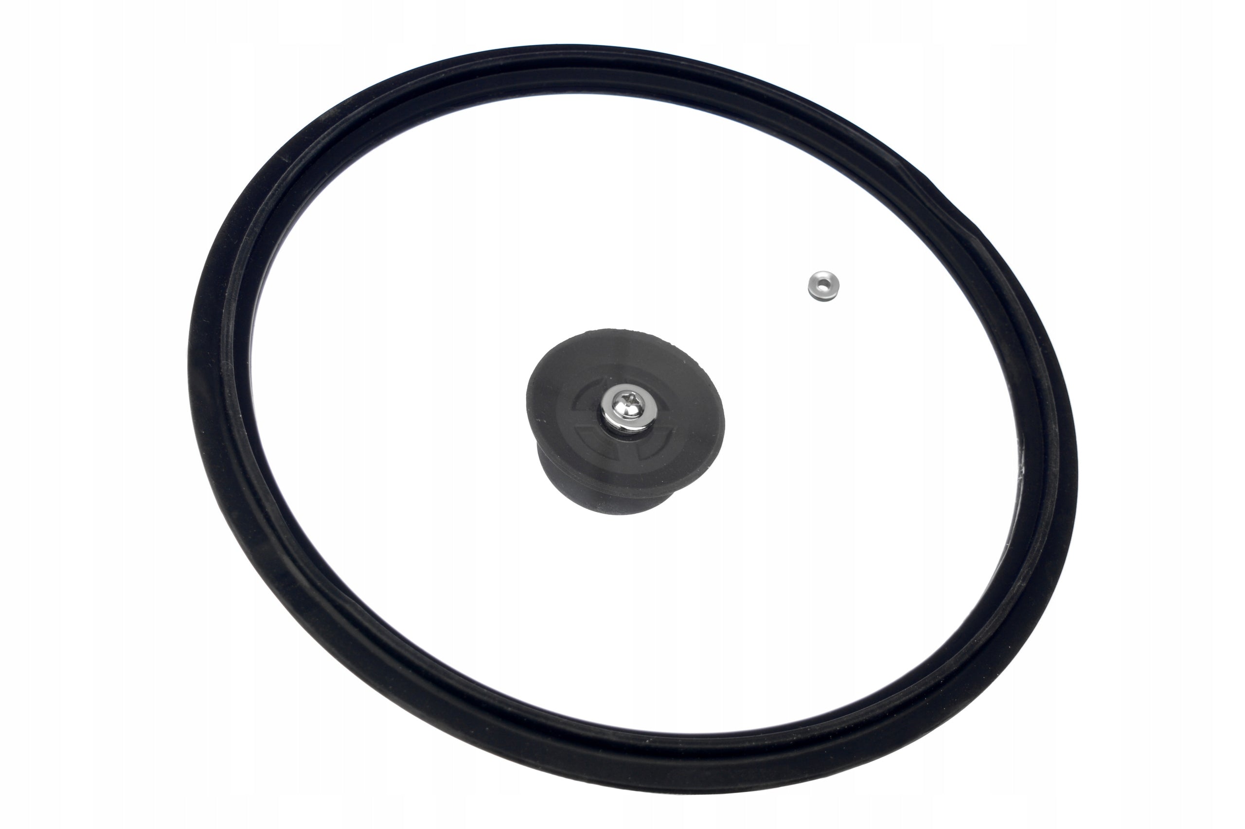 GLASS LID WITH SILICONE EDGE AND KNOB 28CM Manufacturer code KH-1275