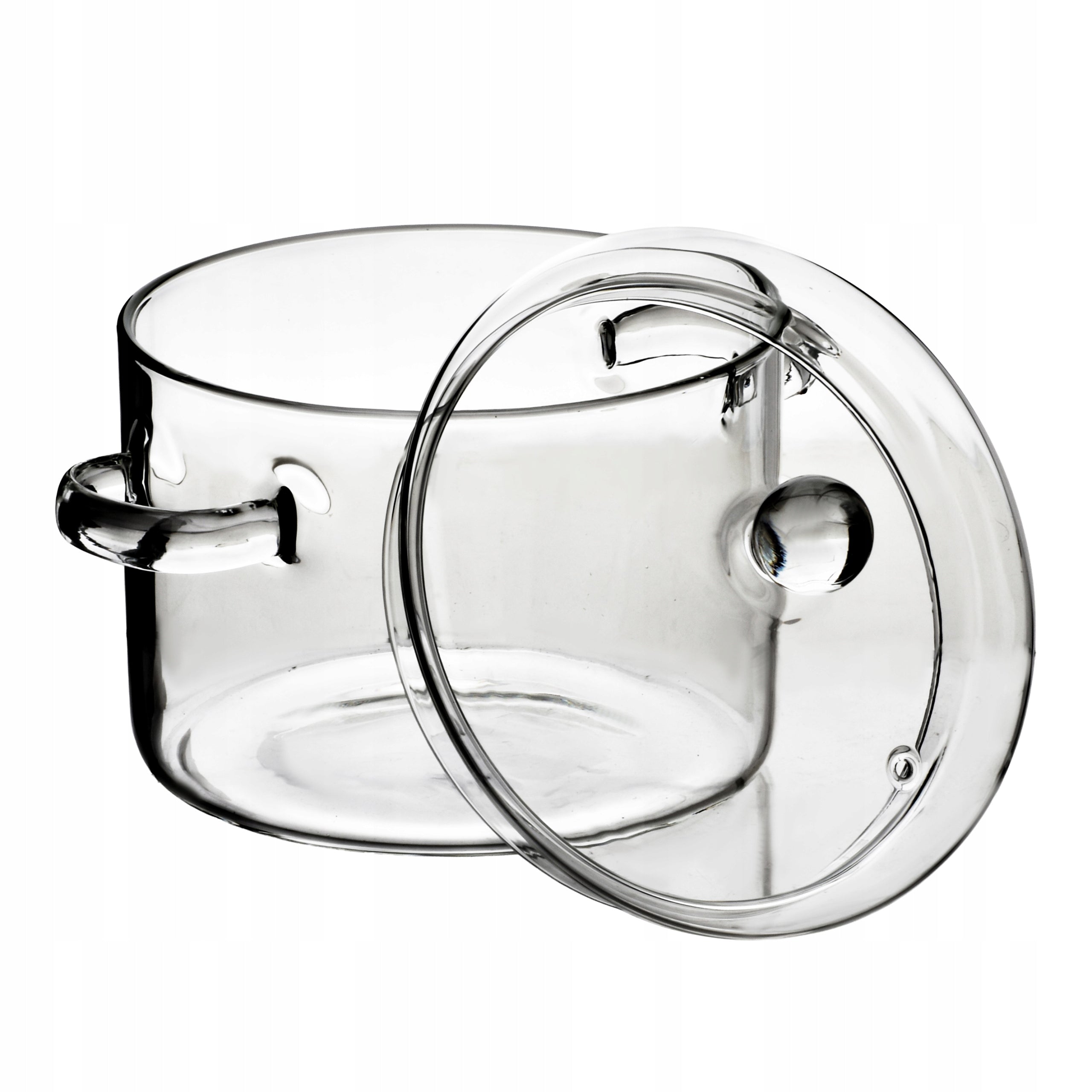 GLASS POT WITH LID broth saucepan 1,9 L 1900ml 9765