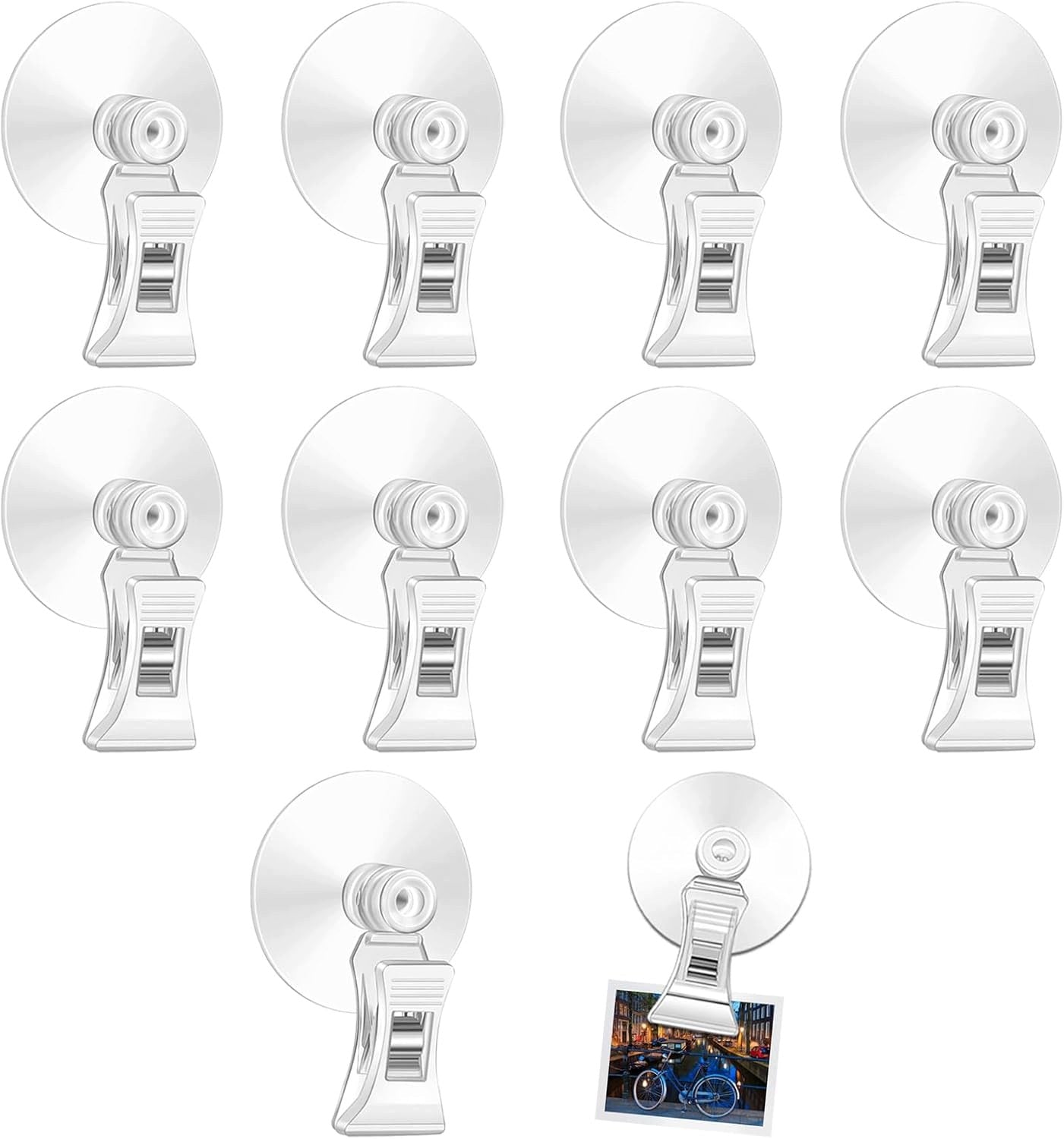 GLASS SUCTION CUPS 10 PCS SET HOLDER CLIP GLASS AQUARIUM