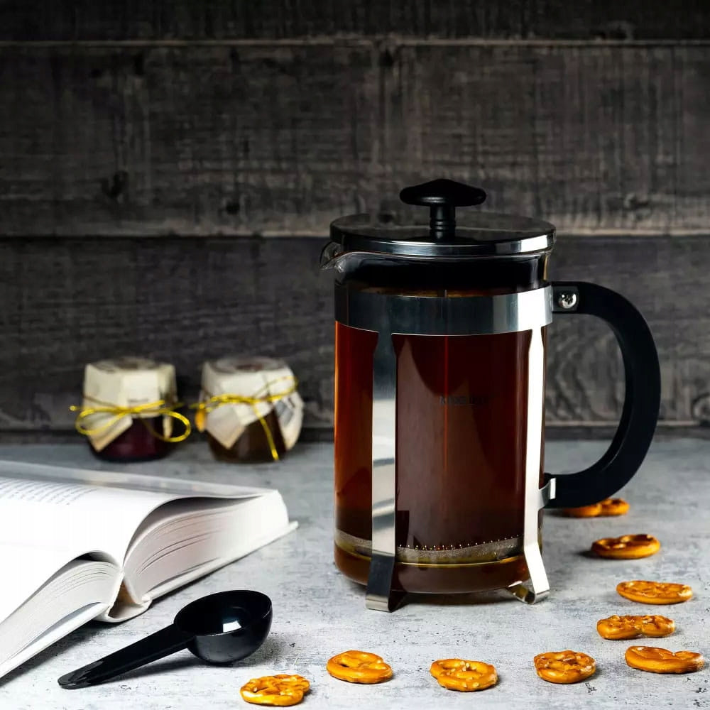 GLASS TEA INFUSER COFFEE HERBS GLASS FRENCH PRESS 0,35 L Packaging status original