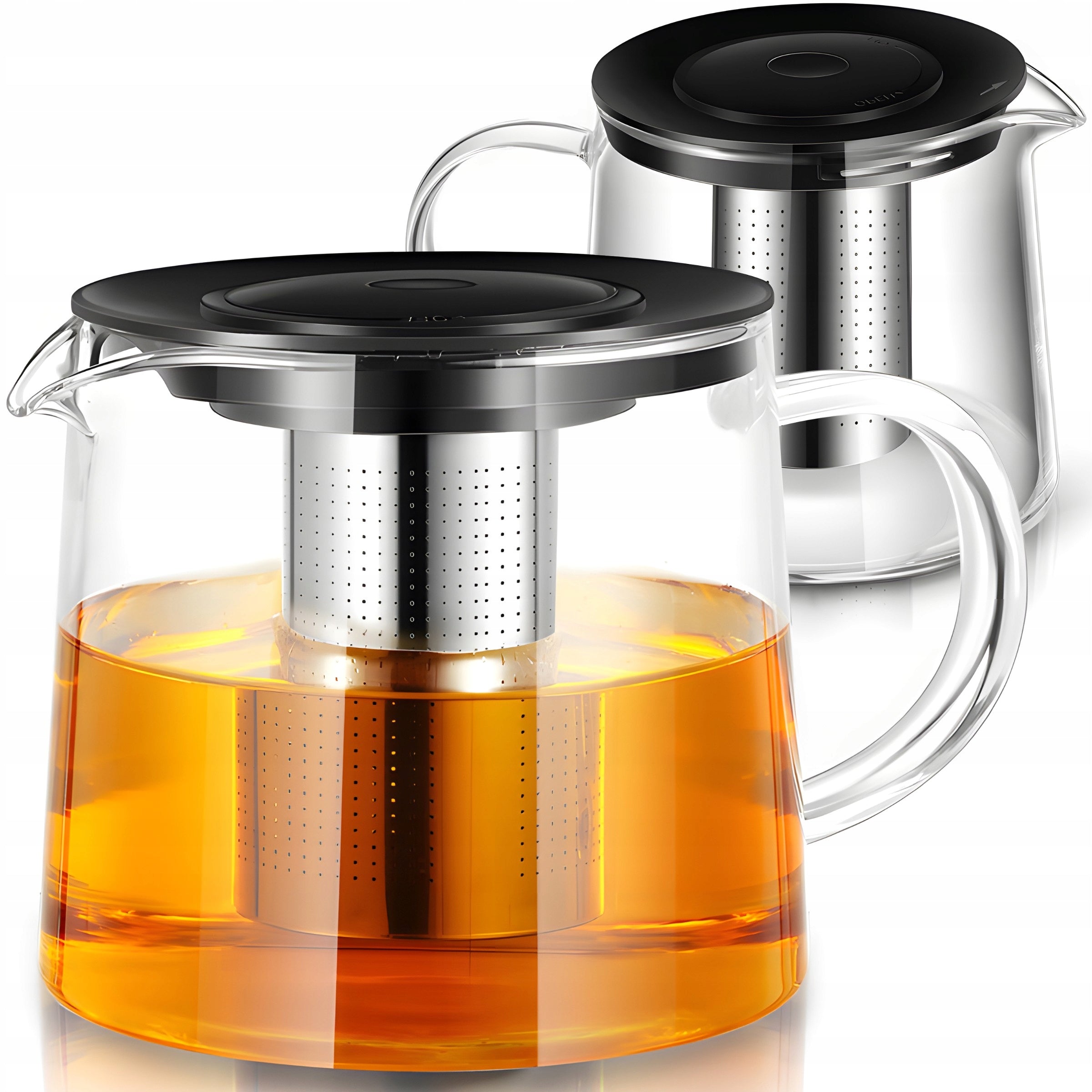 GLASS TEA POT 1.5L WITH INFUSER COFFEE INFUSER