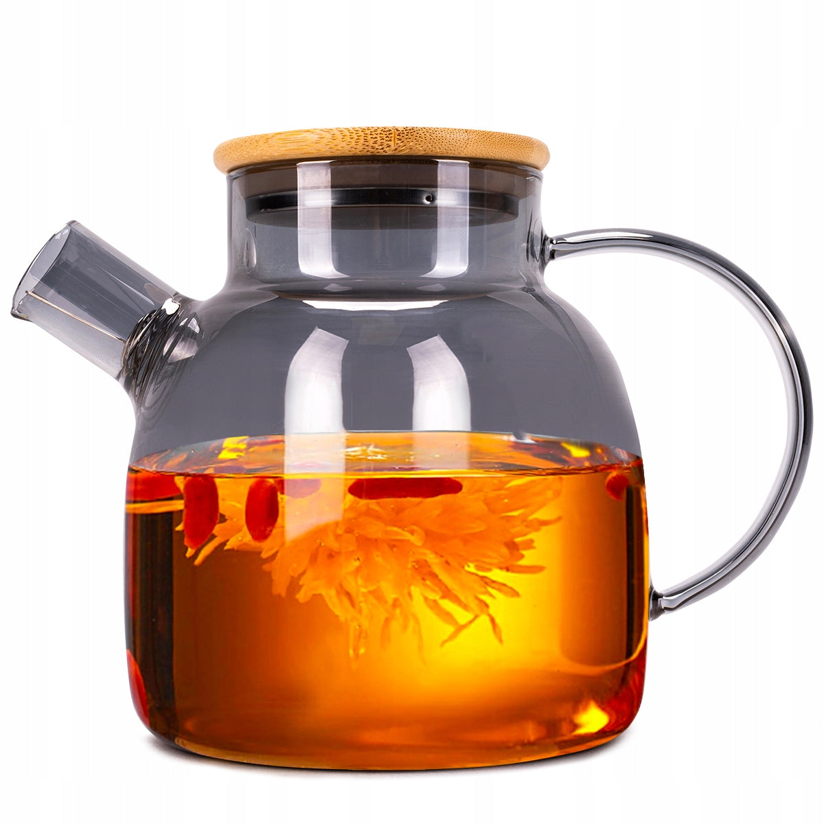 GLASS TEA POT lemonade INFUSER with lid 1500ml EAN (GTIN) 5904734064107