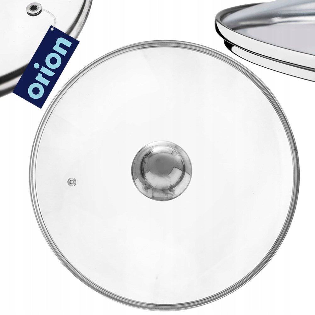 GLASS lid, universal cover for pots, pans, saucepans, 26 cm