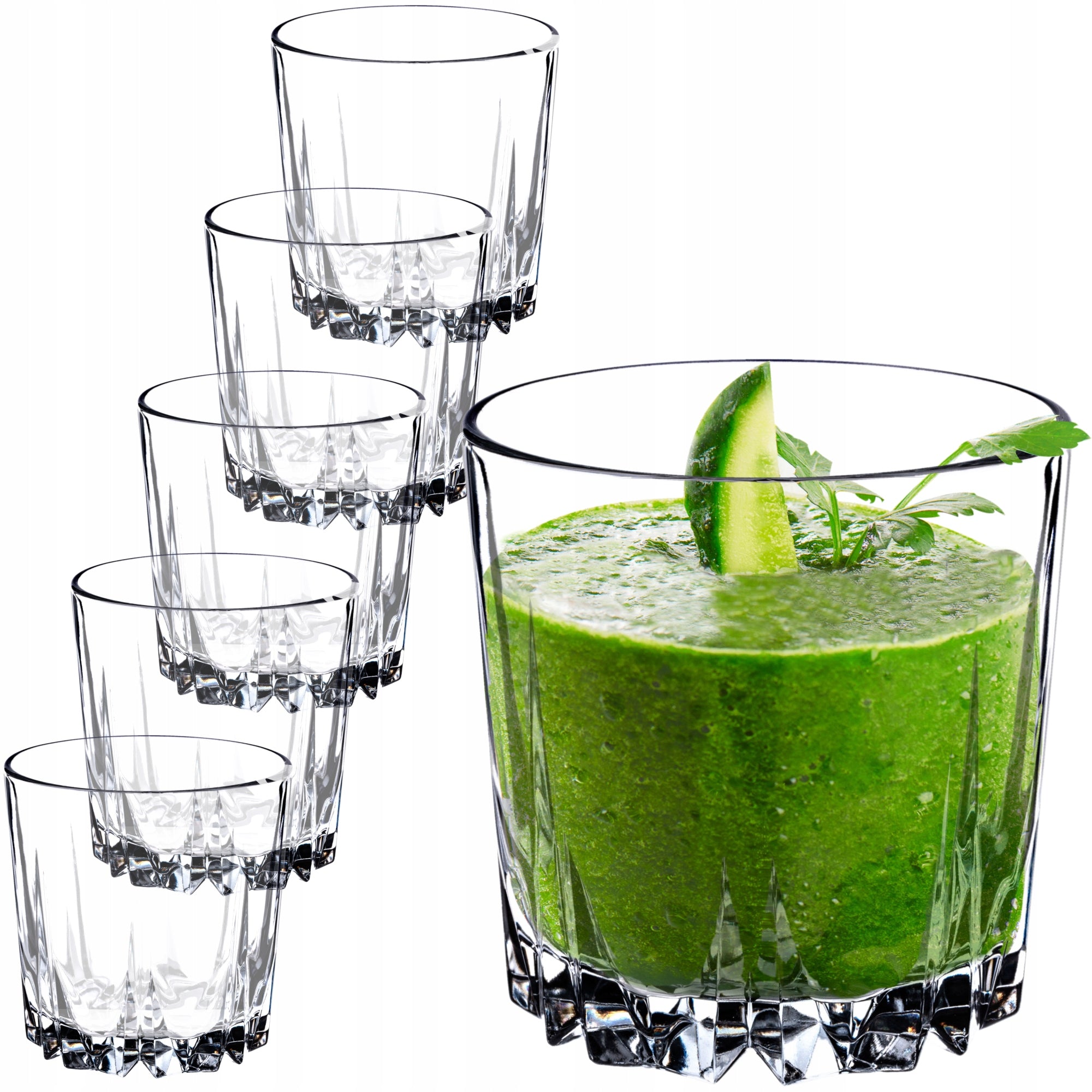 GLASSES DRINKS FOR WATER JUICE DRINKS 300ml 6pcs EAN (GTIN) 5906638370278