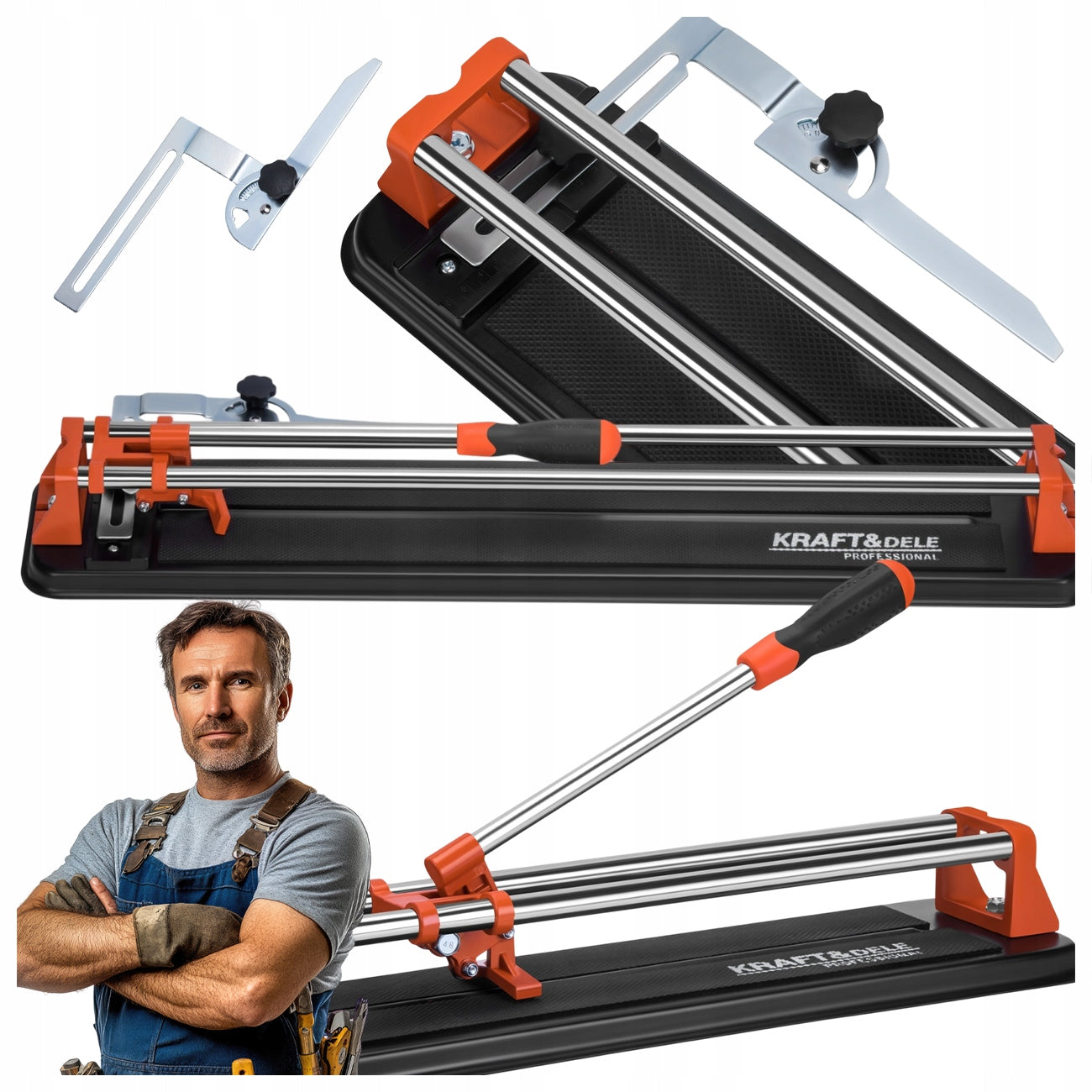 GLAZE CUTTER MANUAL TILE CUTTING MACHINE GRES 600MM INSTRUMENT