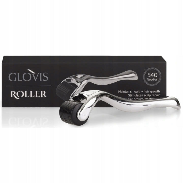 GLOVIS Roller Massager 0.5 Lichen Hair Thickening and Beard Derma Roller Batteries included no