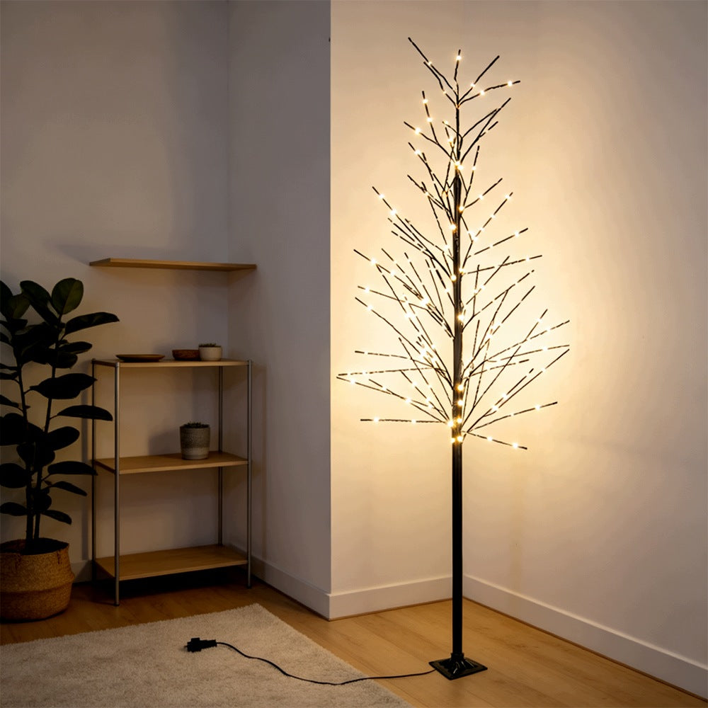 GLOWING DECORATIVE TREE 210 LED DECORATION FOR LIVING ROOM TERRACE 120CM Height 101 - 120 cm
