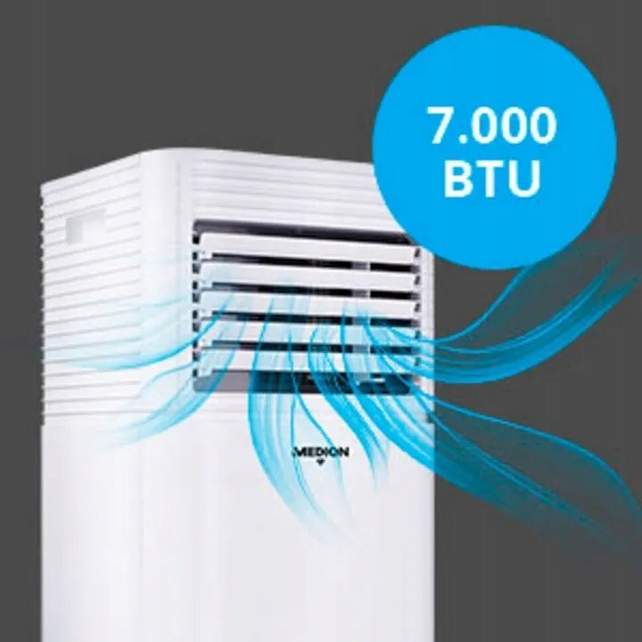 GOOD PORTABLE HOME AIR CONDITIONER 3in1 25M 7000BTU DEHUMIDIFICATION 65dB 700W Power 700 W