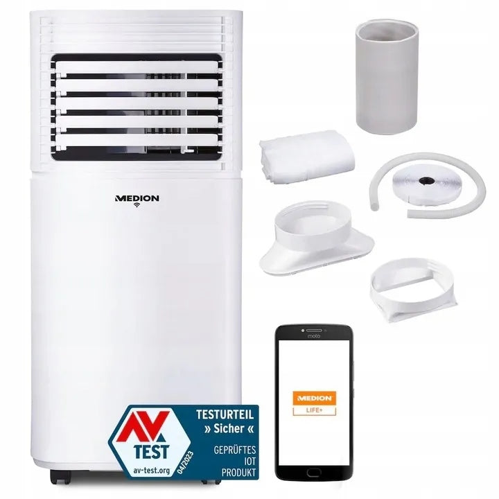 GOOD PORTABLE HOME AIR CONDITIONER 3in1 25M 7000BTU DEHUMIDIFICATION 65dB 700W