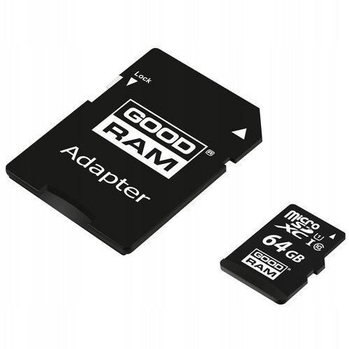GOODRAM 64GB C10 UHS Adapter MicroSD card 100MB/s Manufacturer Goodram