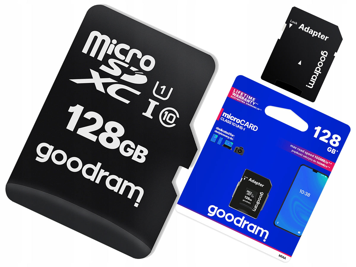 GOODRAM MEMORY CARD 128GB MICRO SDXC CLASS 10 +A