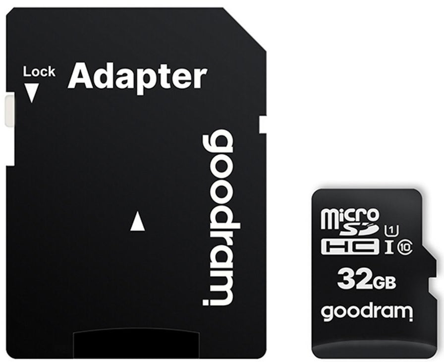 GOODRAM MEMORY CARD 32 GB MICRO SD HC CLASS 10 Packaging status original