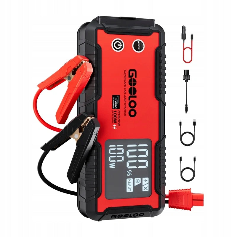 GOOLOO GT6000 Jump Starter 6000A 27000mAh 99.9Wh 12V Brand GOOLOO