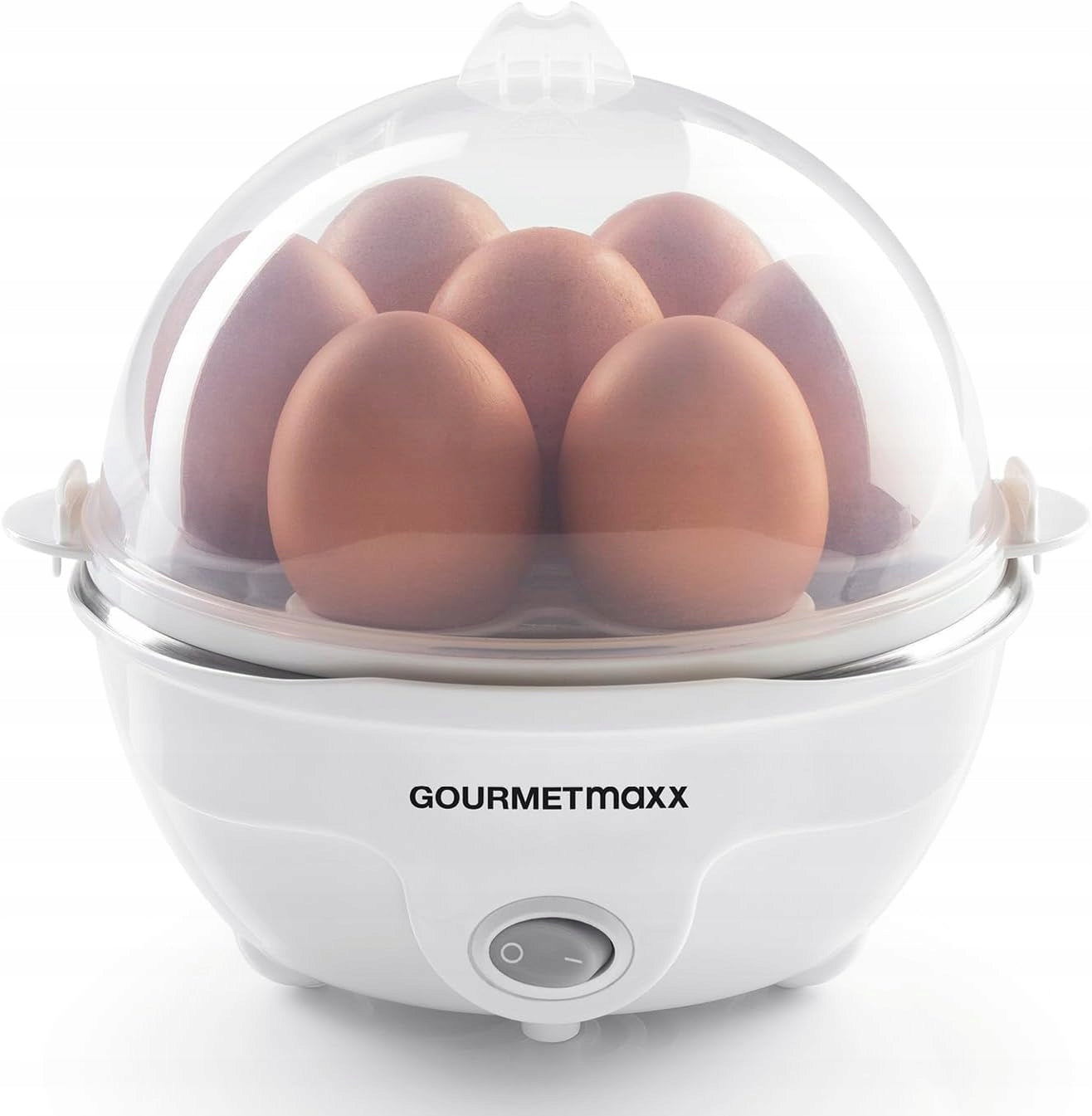 GOURMETmaxx Electric egg cooker for 7 eggs - energy-efficient, with