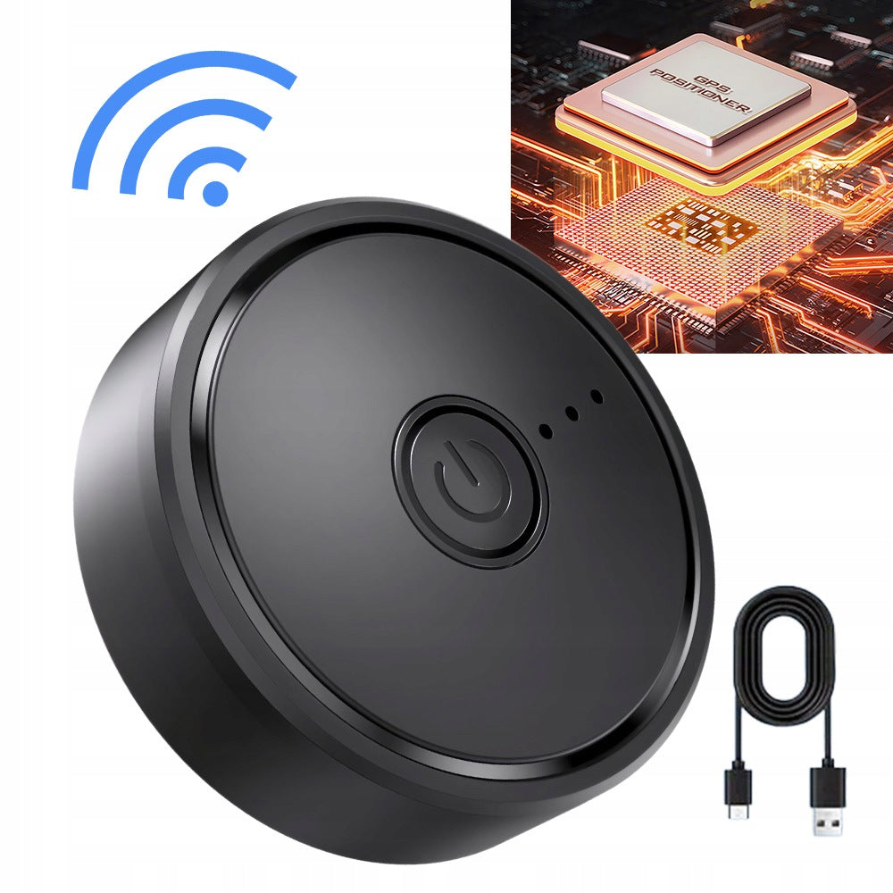 GPS LOCATOR WITH MAGNET APPLICATION VEHICLE TRACKING ROUTE USB POSITION Packaging status original