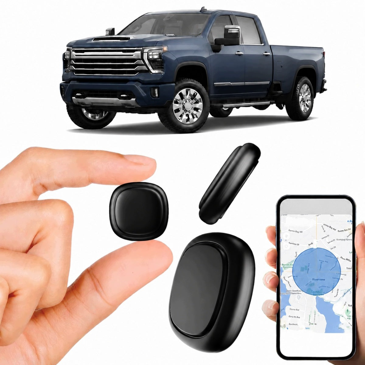 GPS LOCATOR WITHOUT SIM FREE MAGNET FOR CAR BIKE APP Model 4027984982784