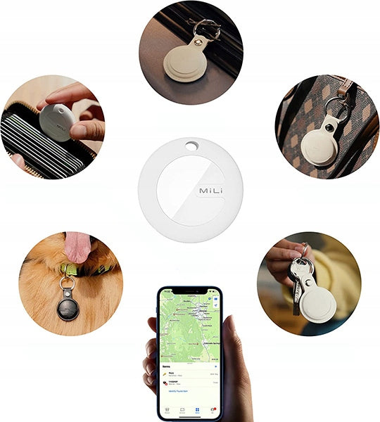GPS Locator MiTag Bluetooth iOS MiLi + Case Keychain Find Location Manufacturer code HD-P16