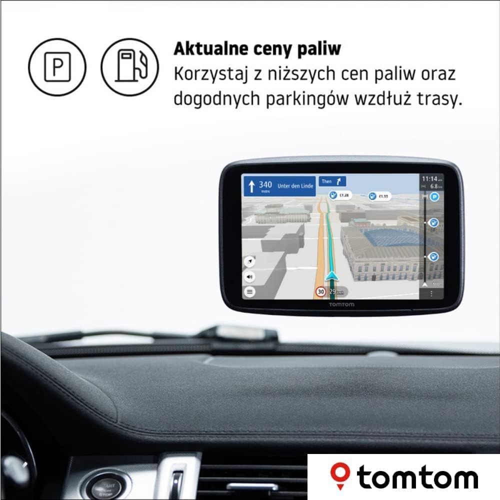 GPS NAVIGATION 6 INCH WORLD MAP UPDATE WI-FI TRAFFIC Model Tomtom Urządzenie Nawigacyjne Go Discove