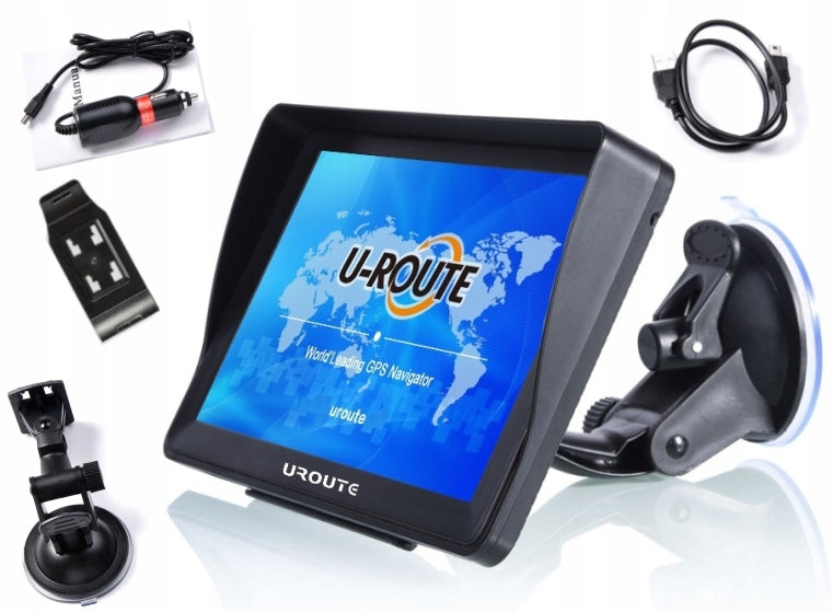 GPS NAVIGATION 7" EUROPE Poland UROUTE TIR TRUCK Packaging status original