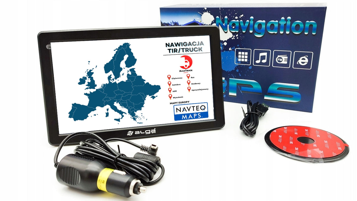 GPS Navigation Alga A9 PRO 9" AlgaTrack 2026 Tir/Bus ADR Brand Alga