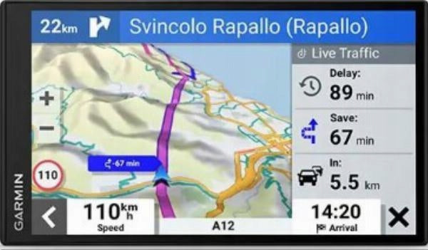 GPS Navigation Garmin DriveSmart 76 EU MT-S WiFi Lifetime Map Update Manufacturer code 010-02469-12