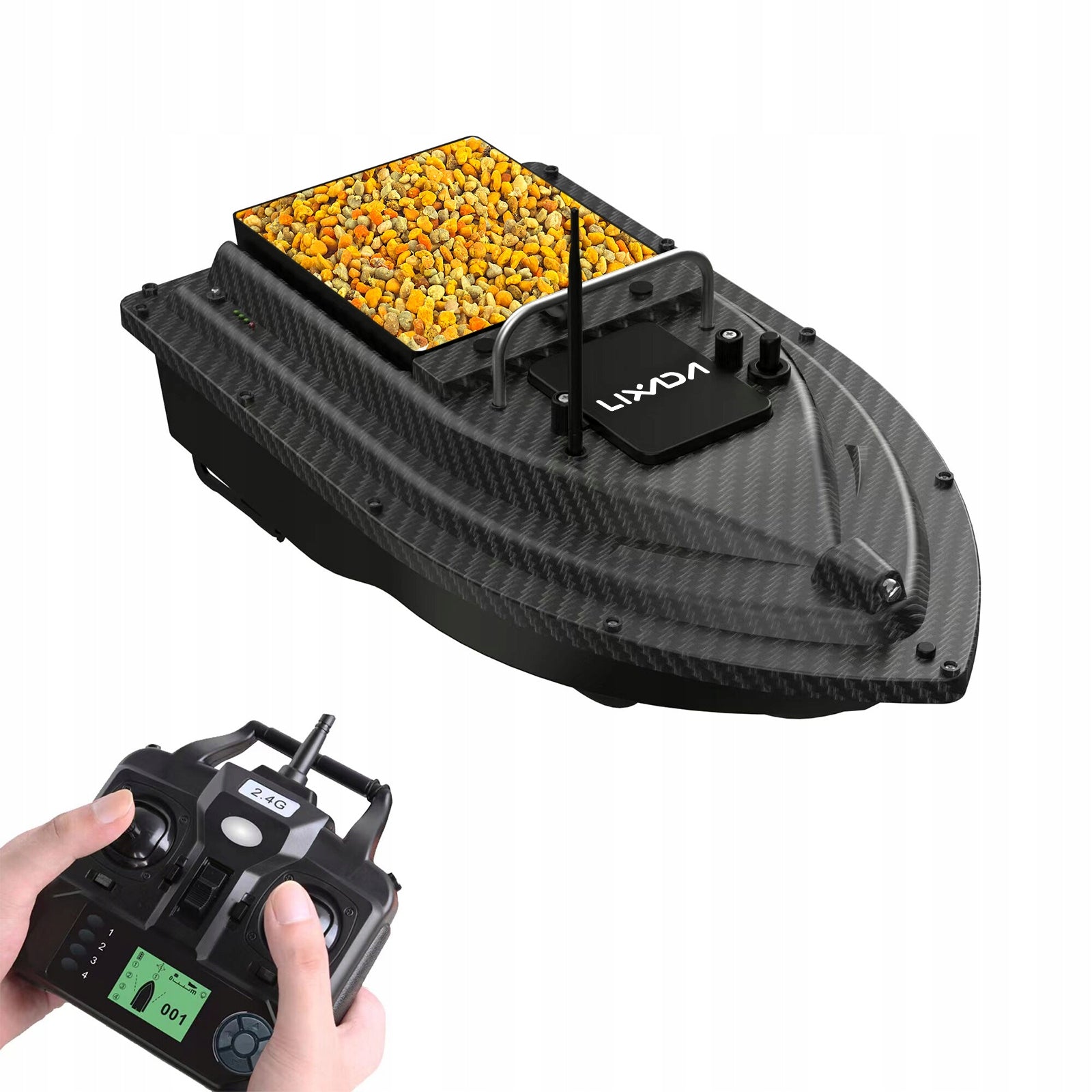 GPS ŁÓDKA ZANĘTOWA 500M 2KG W ZESTAWIE TORBA NA ŁÓDKĘ 12000MAH LIXADA EAN (GTIN) 770913321928