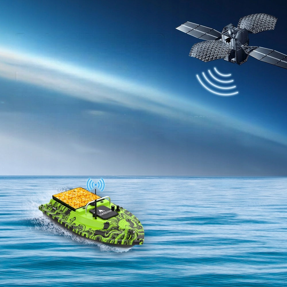 GPS bait boat LOKEEVAN D32ED Range 500m 12000mAh Back Auto Manufacturer code EU-DWC-D32ED-DW-GN-12000