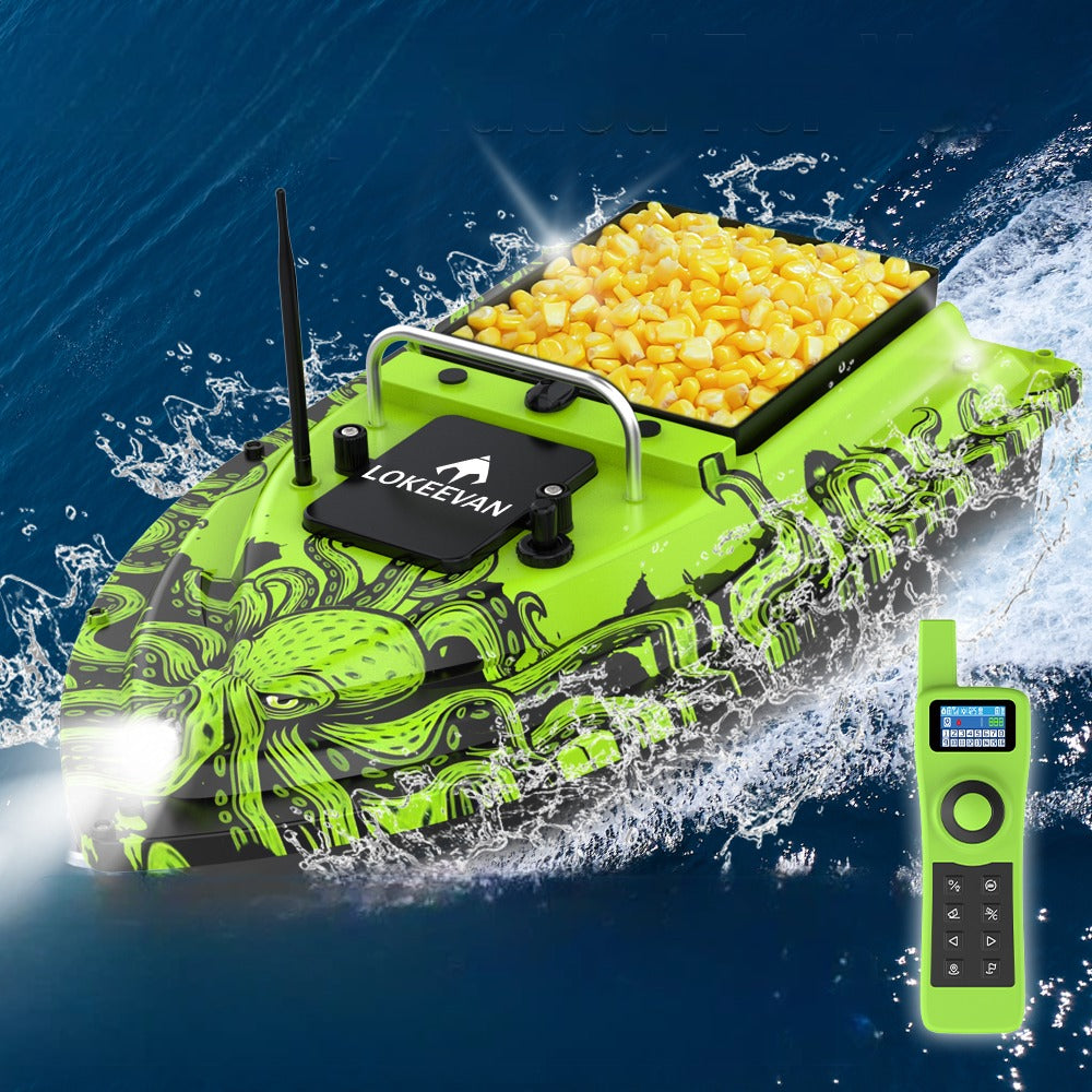 GPS bait boat LOKEEVAN D32ED Range 500m 12000mAh Back Auto Packaging status original
