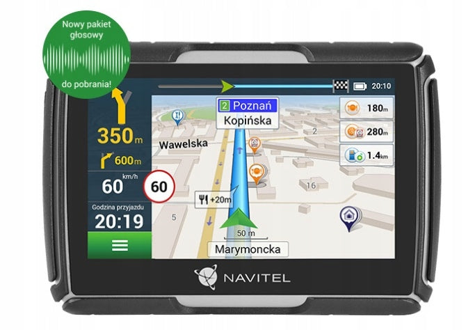 GPS navigation Europe for motorbike / motorcycle ( IP-67 ) - Navitel G550 MOTO Packaging status original