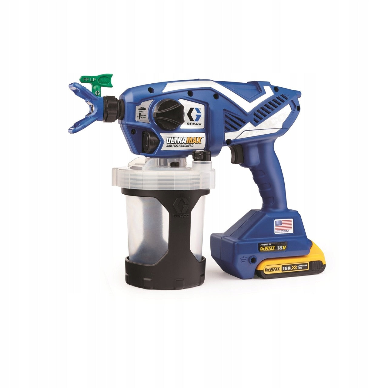 GRACO ULTRAMAX PAINT GUN ( 2 x AKU. 2AH DEWALT+ NICE ) + BAG EAN (GTIN) 755652406877