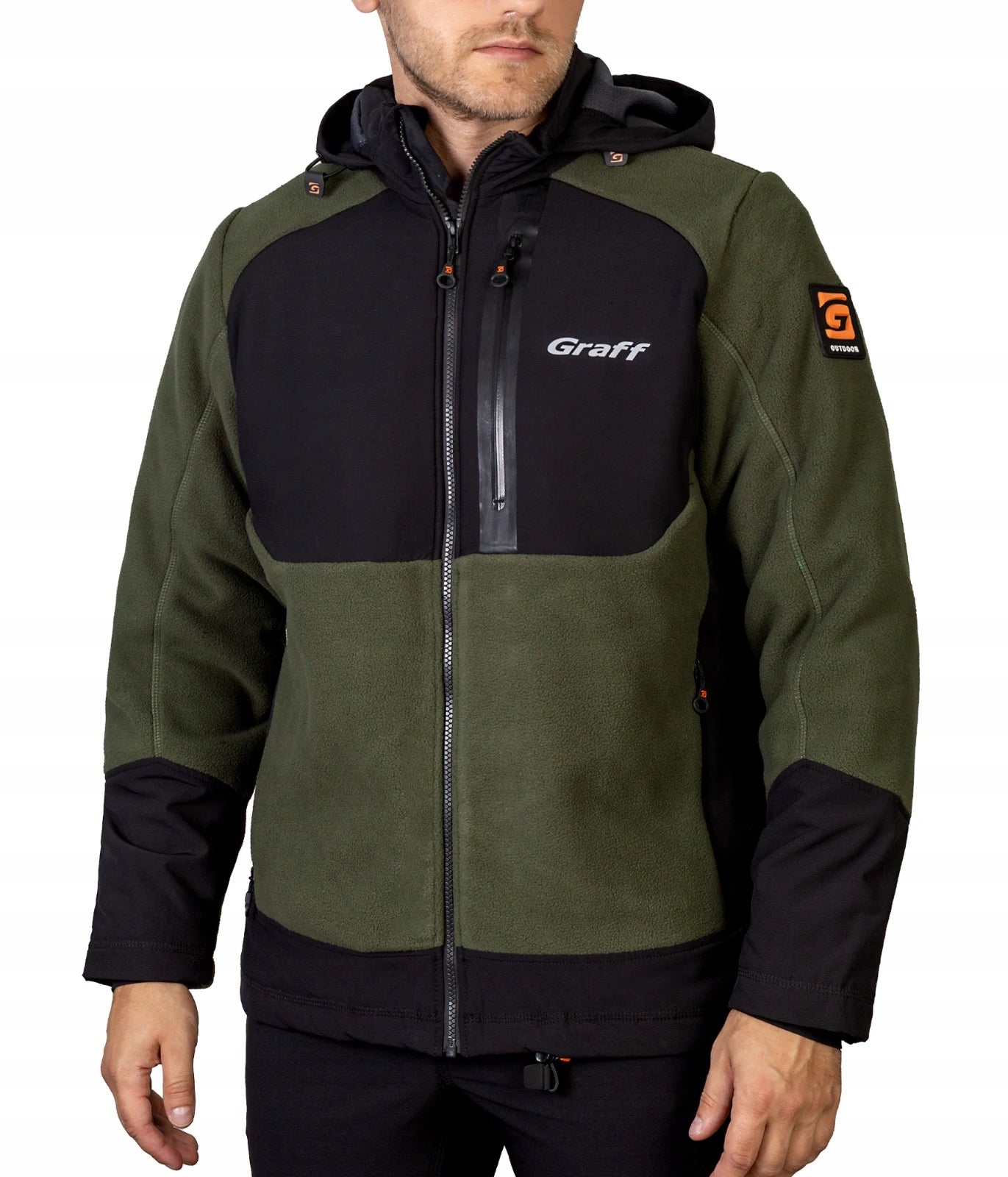 GRAFF JACKET FLEECE SWEATSHIRT WITH MEMBRANE WITH hood WATERSTOP 562-WS SIZE 3XL