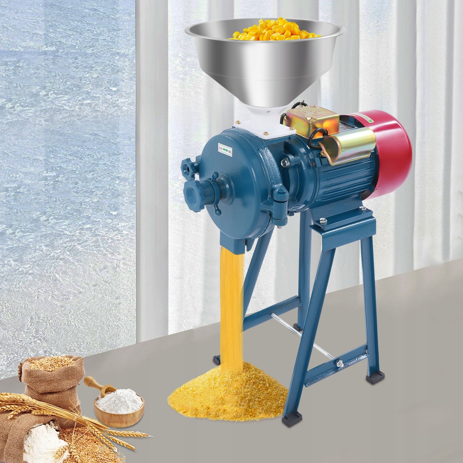GRAIN SHOT BLASTING MACHINE SHREDDER 2.2KW Packaging status original