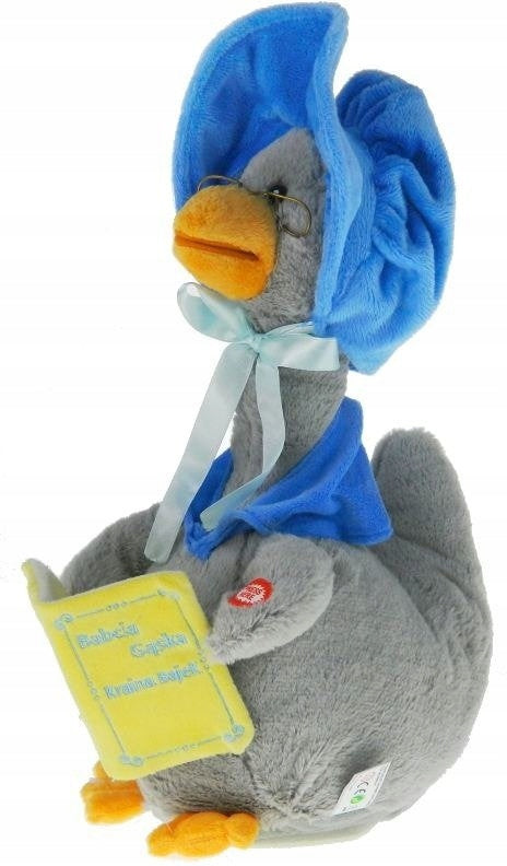 GRANDMA GOOSE TELLS FAIRY TALES Plush GOOSE PLUSH TOY INTERACTIVE in Polish Brand HH Poland