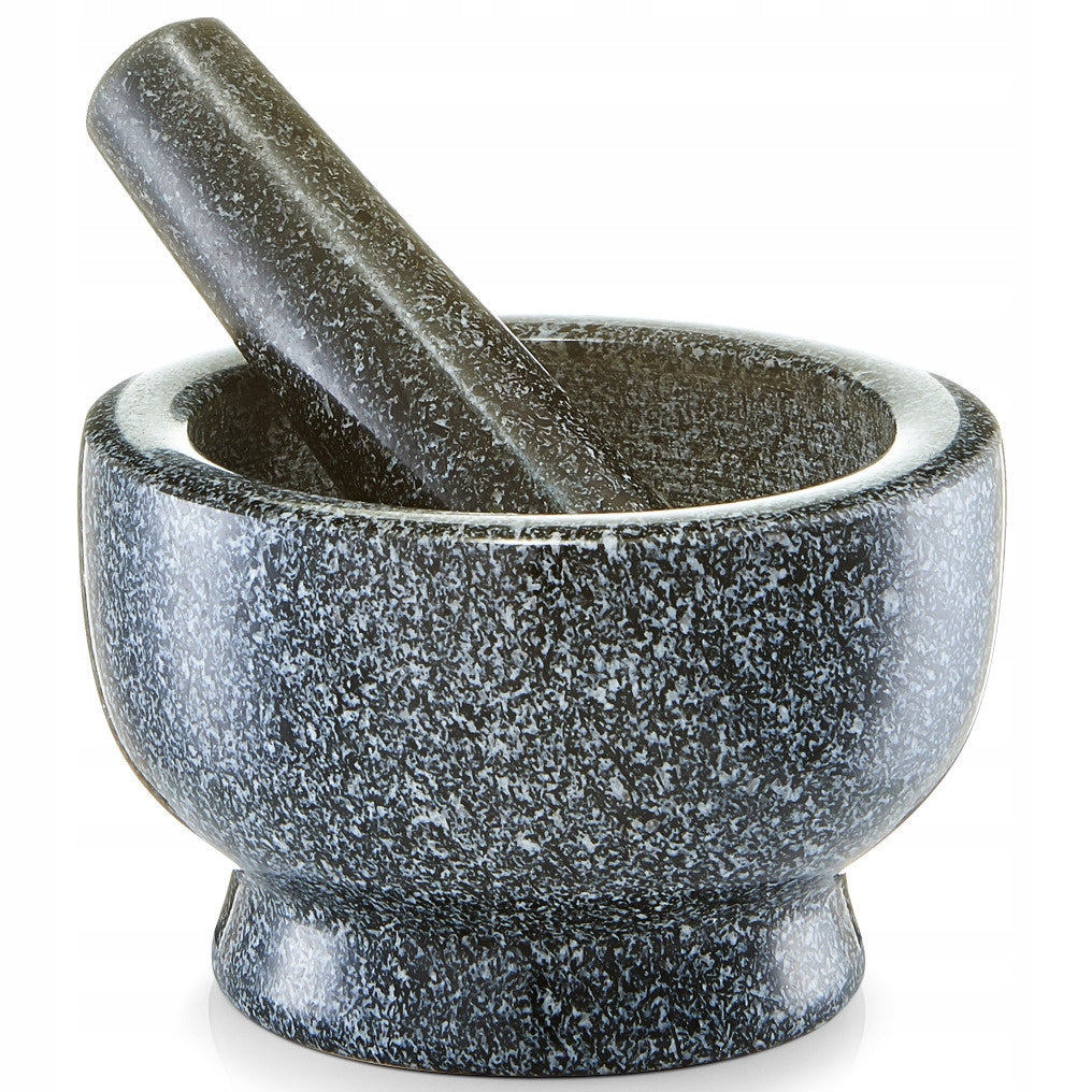 GRANITE KITCHEN MORTAR WITH PESTLE DIAMETER 13 CM