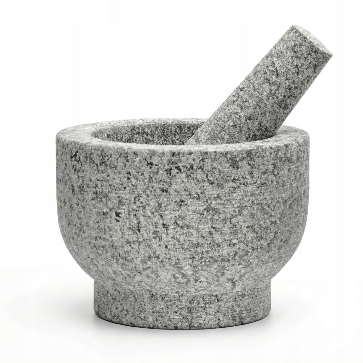 GRANITE MORTAR STONE WITH PESTLE LARGE XXL FOR SPICES WELLHAUS Brand Wellhaus
