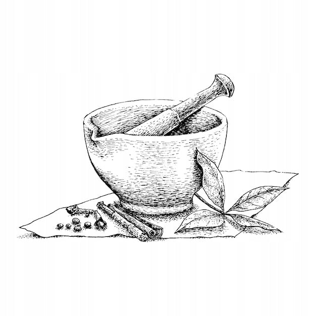 GRANITE Mortar and Pestle Low Diameter 15.5 cm Height 8 cm Brand Jade Temple