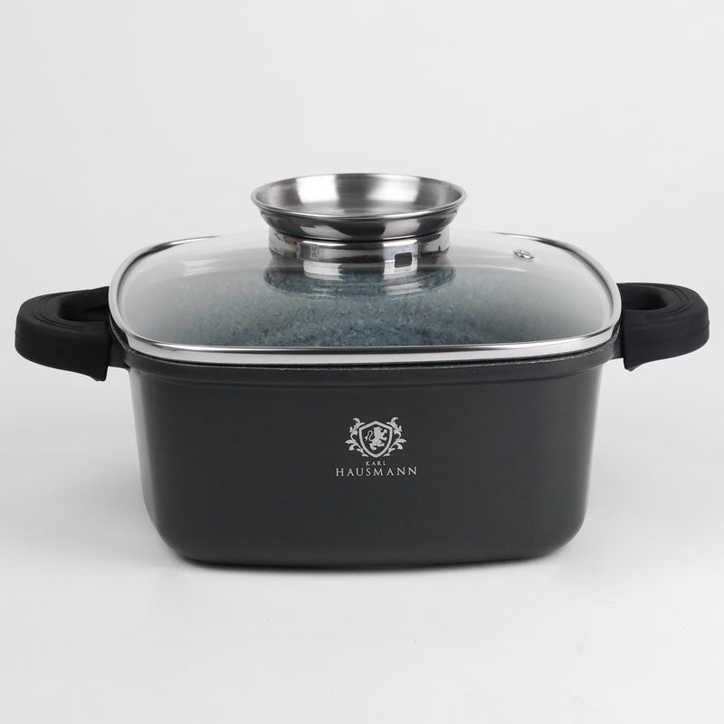 GRANITE POT FOR INDUCTION 4,4L SQUARE GAS GOOSEBERRY + FREEBIE EAN (GTIN) 5907564504409