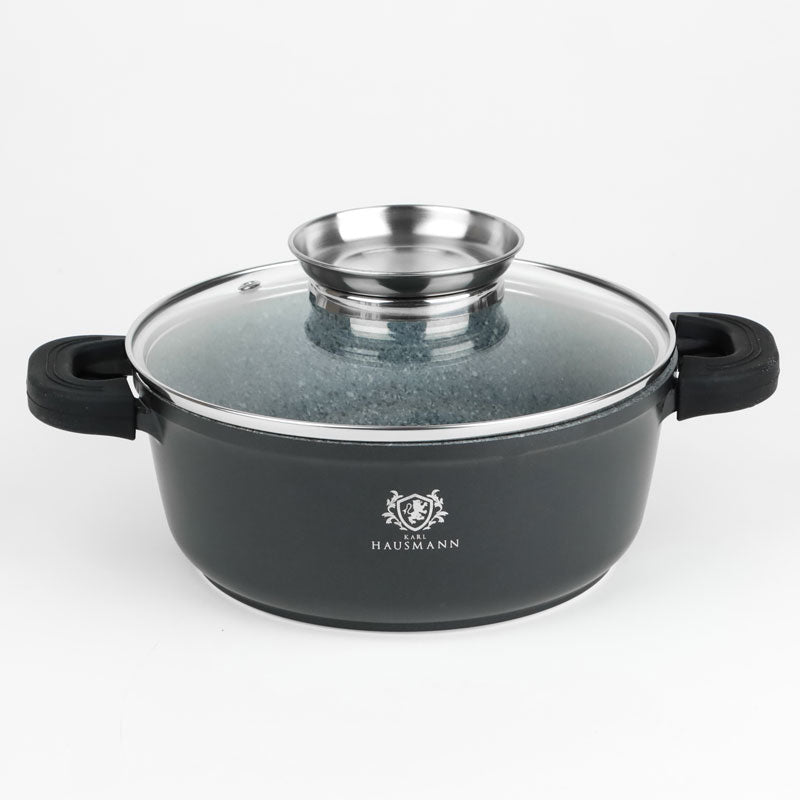 GRANITE POT GOOSEBERRY 2,3L INDUCTION GAS POTS WITH GREBLON COATING Brand Karl Hausmann