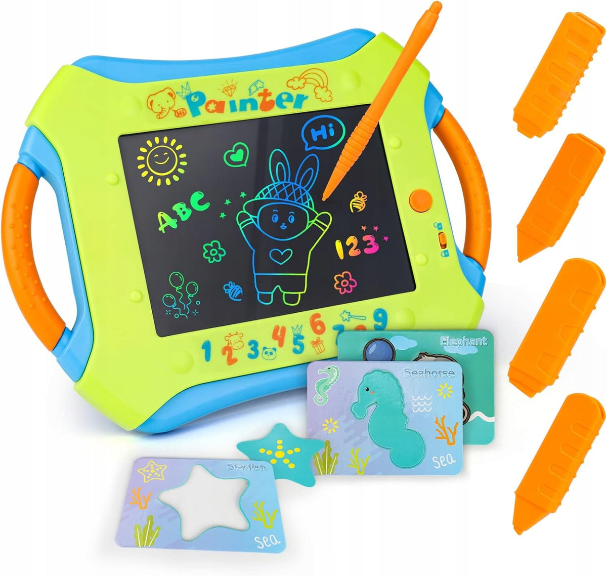 GRAPHICS TABLET FOR CHILDREN DRAWING WRITING 8.5' LCD MAGNETIC BOARD