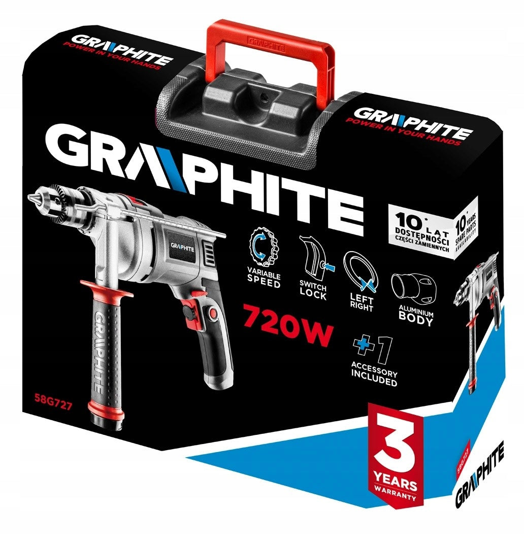 GRAPHITE Impact drill 230V 720W EAN (GTIN) 5902062024282