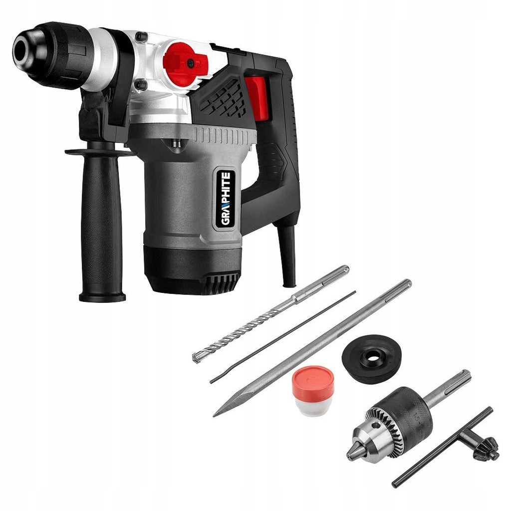 GRAPHITE SDS+ 900W Impact Hammer, Case